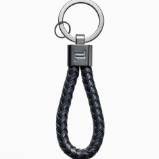Portachiavi PORSCHE DESIGN CORD pelle blu